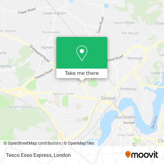Tesco Esso Express map