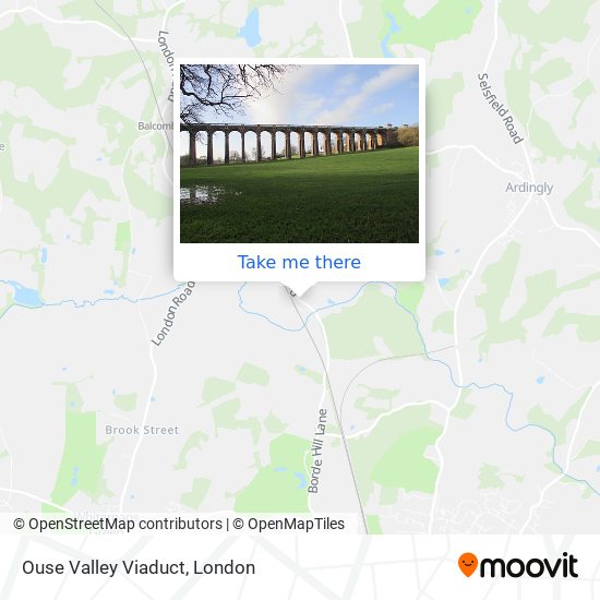 Ouse Valley Viaduct map