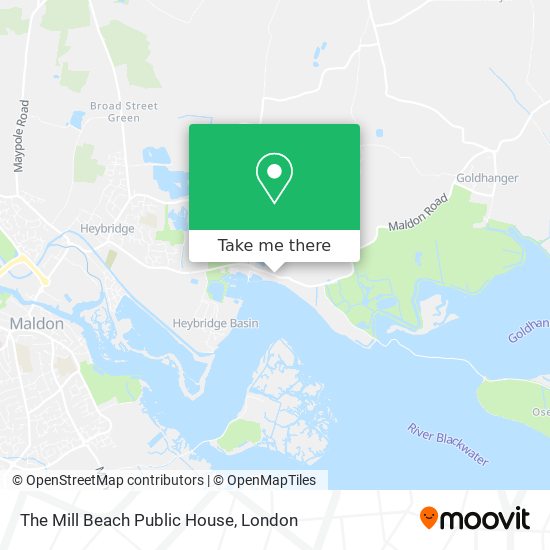 The Mill Beach Public House map