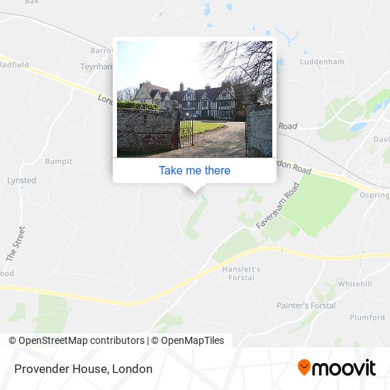 Provender House map