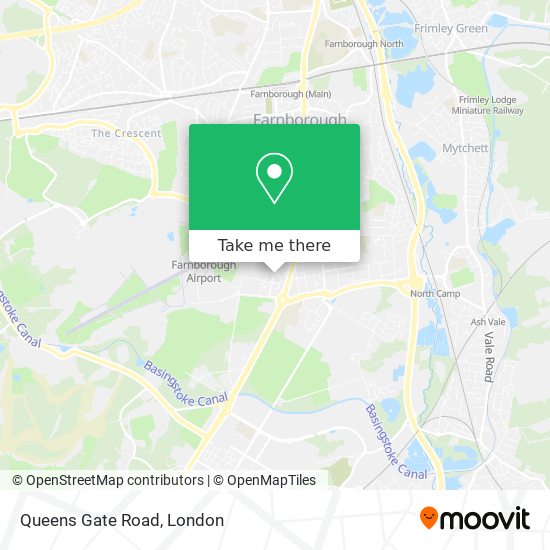 Queens Gate Road map