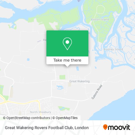 Great Wakering Rovers Football Club map