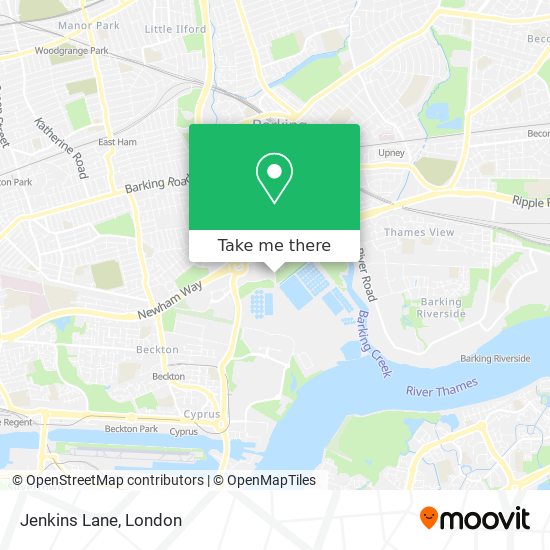 Jenkins Lane map