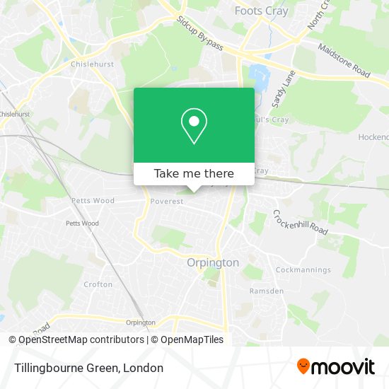 Tillingbourne Green map
