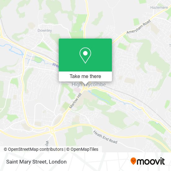 Saint Mary Street map