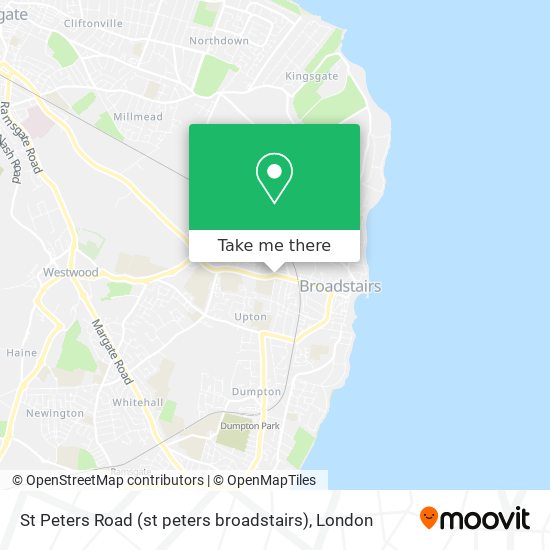 St Peters Road (st peters broadstairs) map