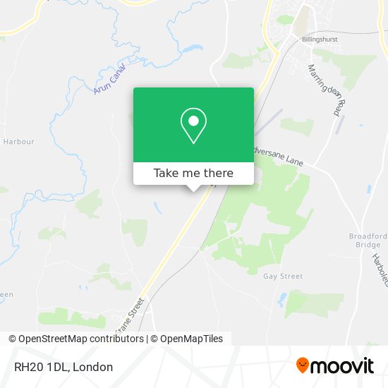 RH20 1DL map