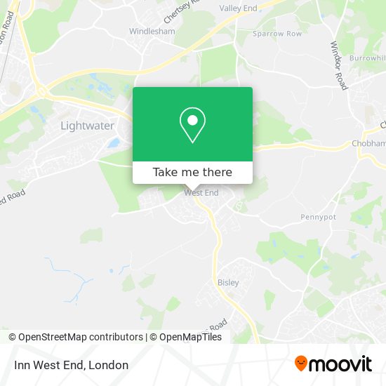 Inn West End map