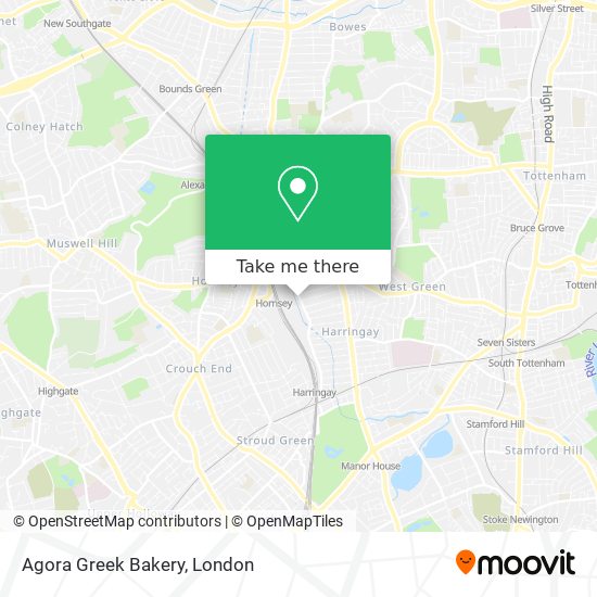 Agora Greek Bakery map