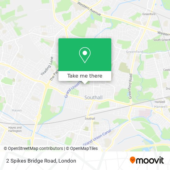 2 Spikes Bridge Road map