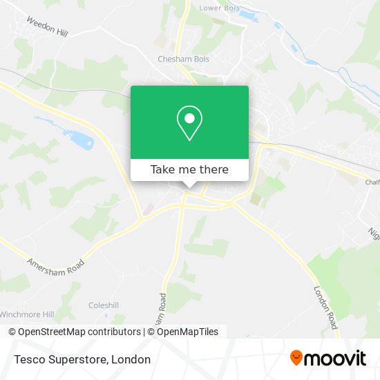 Tesco Superstore map
