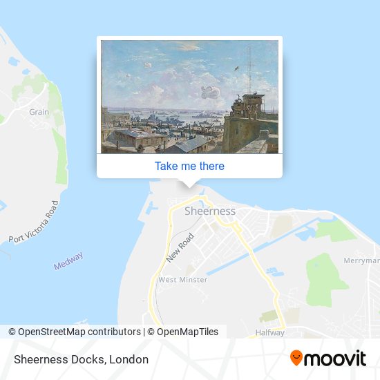 Sheerness Docks map