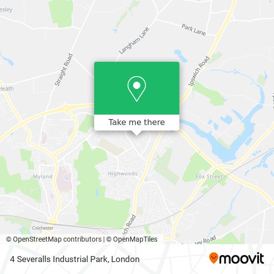 4 Severalls Industrial Park map