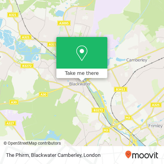 The Phirm, Blackwater Camberley map