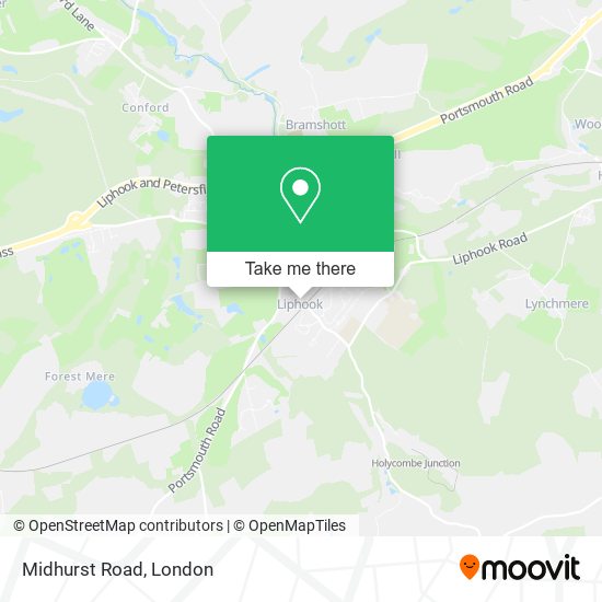 Midhurst Road map