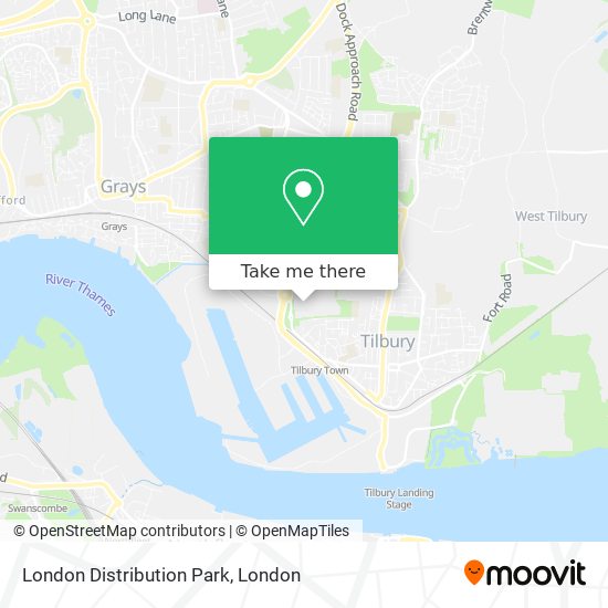 London Distribution Park map