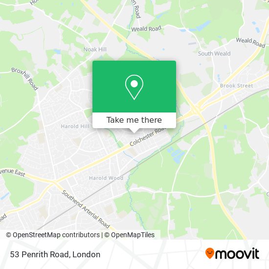 53 Penrith Road map
