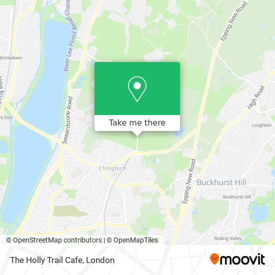 The Holly Trail Cafe map