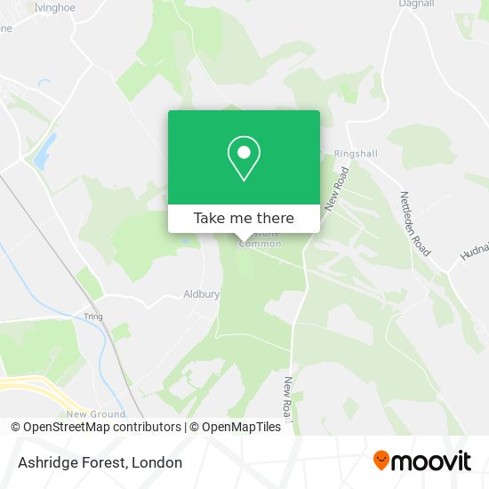 Ashridge Forest map