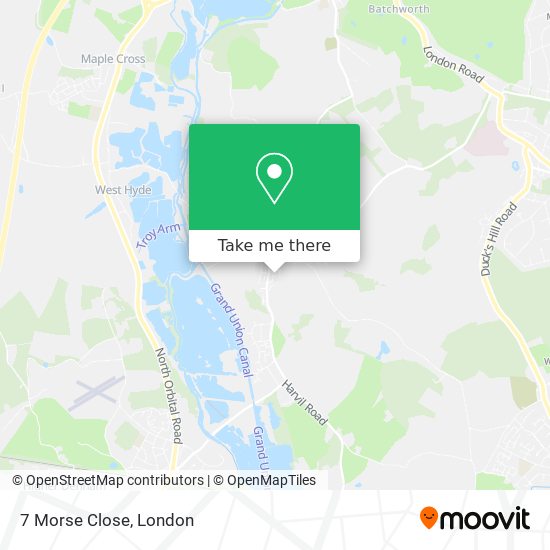 7 Morse Close map