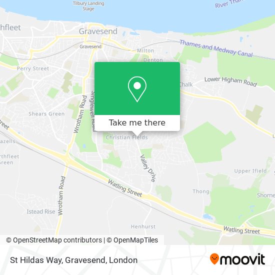 St Hildas Way, Gravesend map