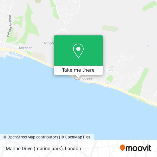 Marine Drive (marine park) map
