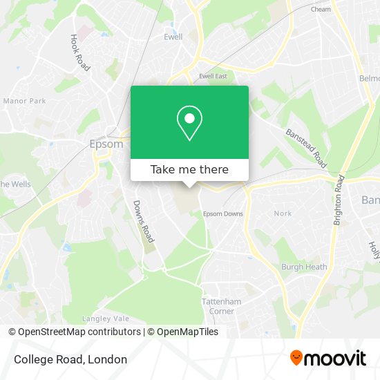 College Road map