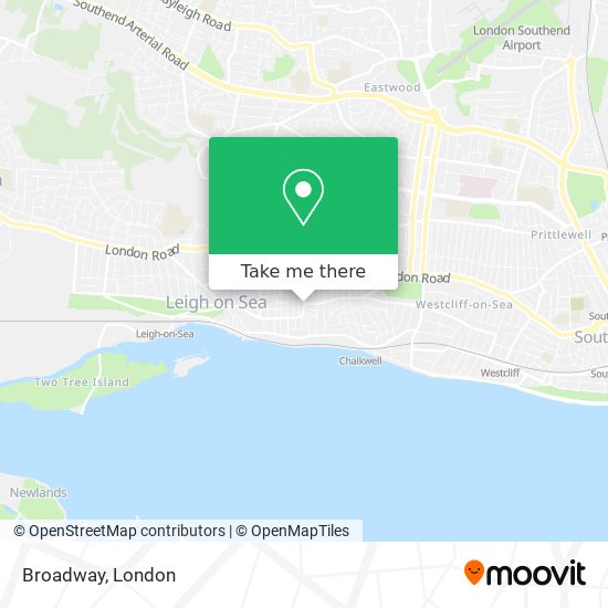 Broadway map