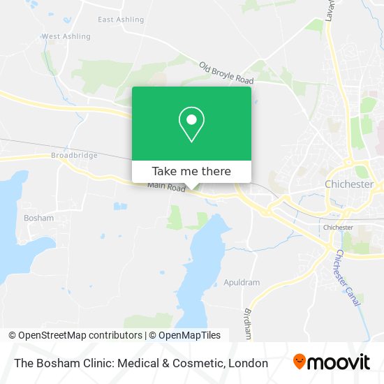 The Bosham Clinic: Medical & Cosmetic map