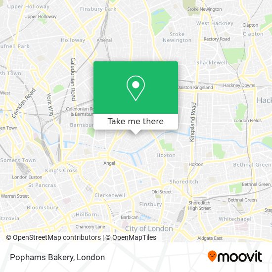 Pophams Bakery map