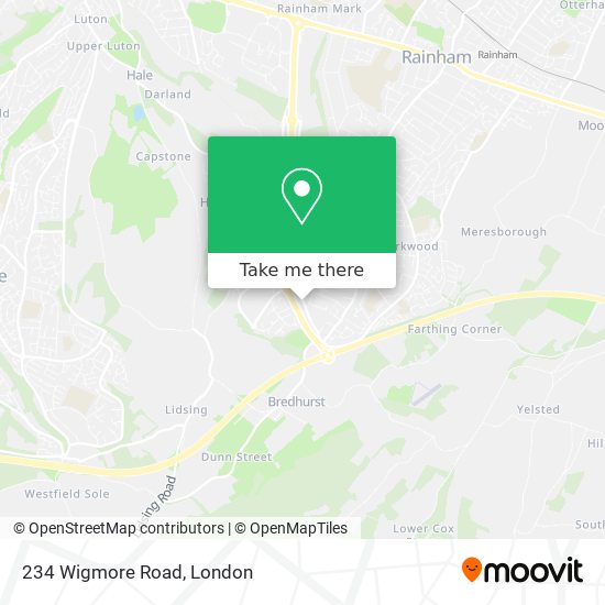 234 Wigmore Road map