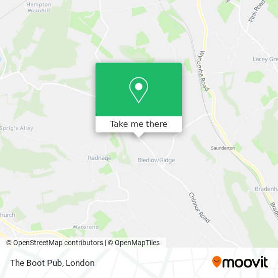 The Boot Pub map