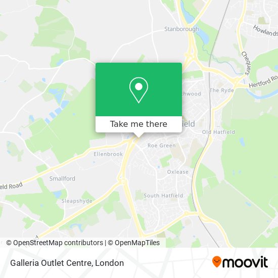 Galleria Outlet Centre map