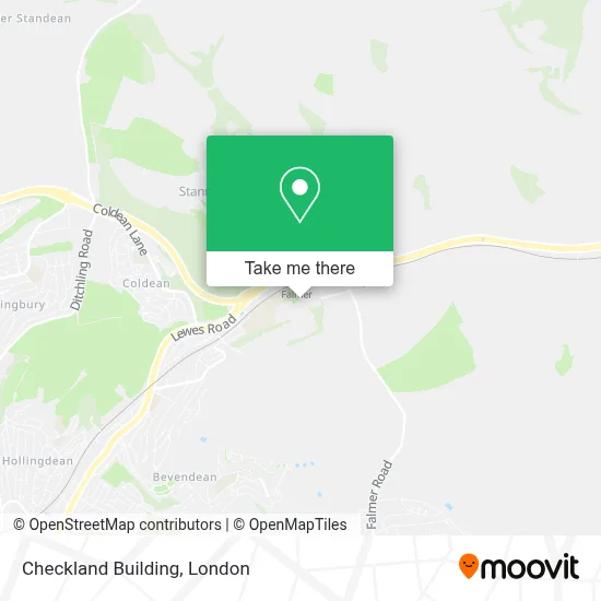Checkland Building Map How to Get to Checkland Building in Brighton And Hove by Bus or Train?
