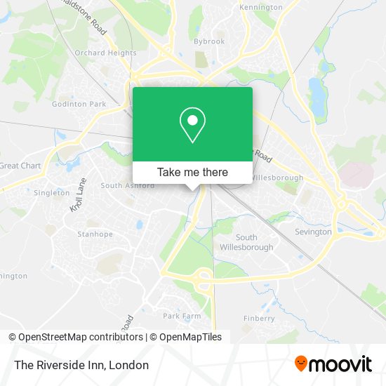 The Riverside Inn map