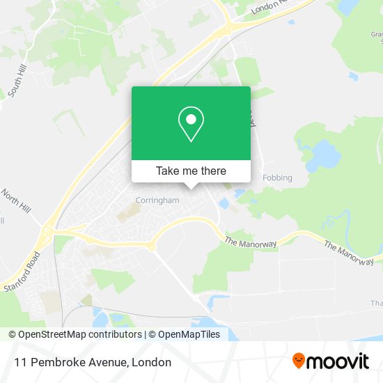 11 Pembroke Avenue map