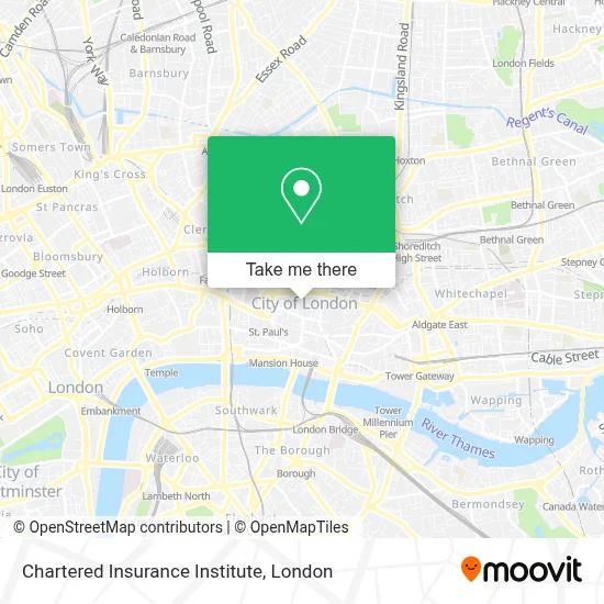 How to Get to Chartered Insurance Institute in City Of London by Bus ...