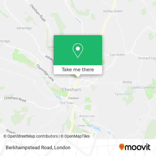 Berkhampstead Road map