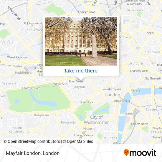 Mayfair London map