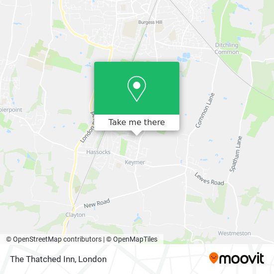 The Thatched Inn map