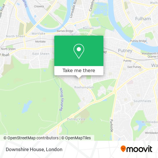 Downshire House map