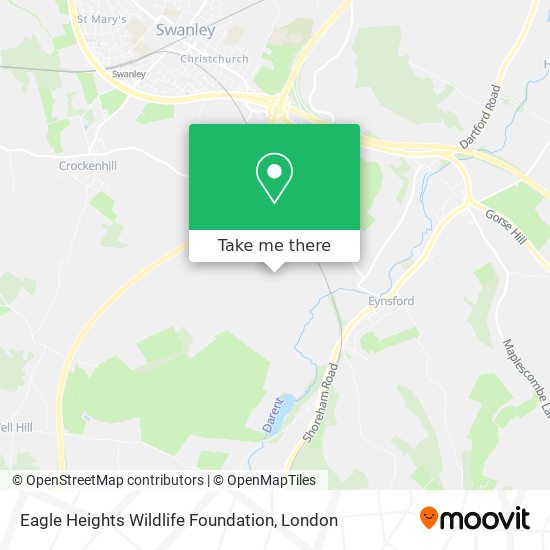 Eagle Heights Wildlife Foundation map