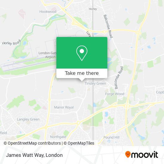 James Watt Way map