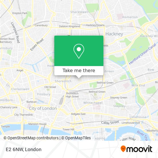 E2 6NW map