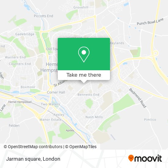 Jarman square map