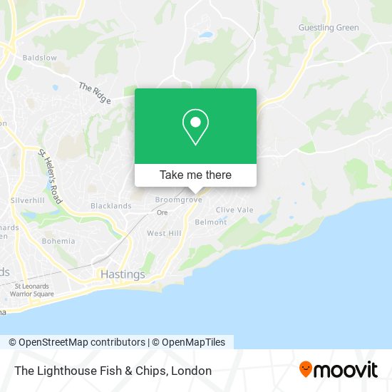 The Lighthouse Fish & Chips map