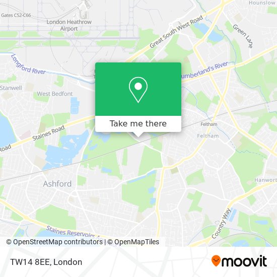 TW14 8EE map