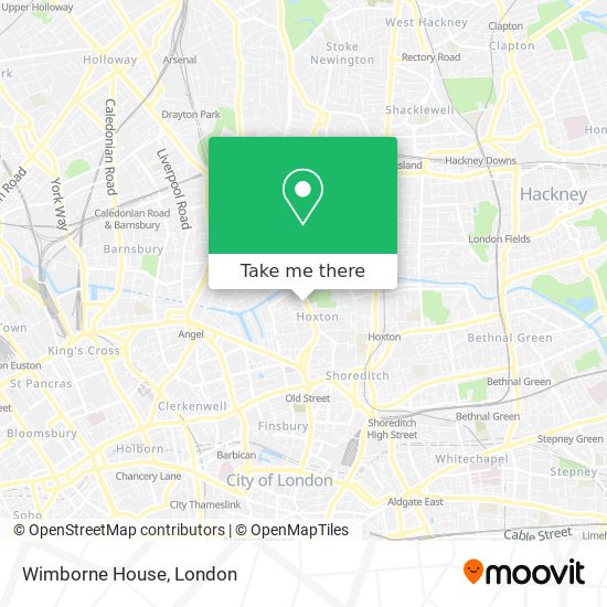 Wimborne House map