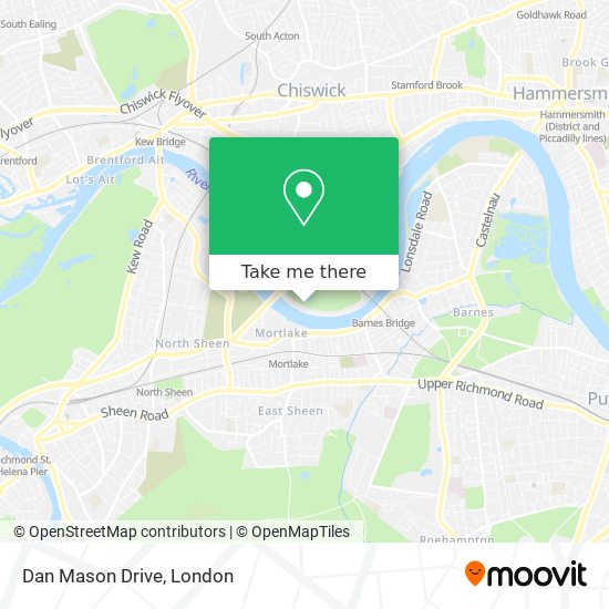 Dan Mason Drive map