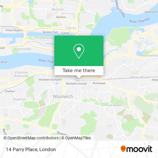 14 Parry Place map